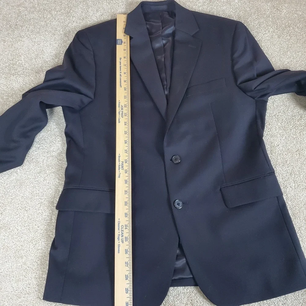 Lauren Ralph Lauren Suit Coat Sports Jacket Black 40‎ Regular Wool Blend